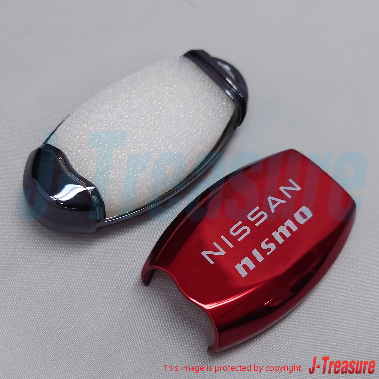 NISSAN Genuine nismo Fan Intelligent Key Cover Full Cover Red Chrome KWA10-60N10