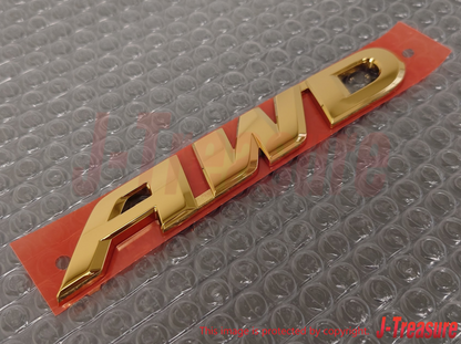 HONDA CR-V RW RT 16-22 Genuine Rear Gate Gold Emblem "AWD" 08F20-TLA-000B OEM