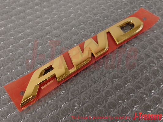HONDA CR-V RW RT 16-22 Genuine Rear Gate Gold Emblem "AWD" 08F20-TLA-000B OEM