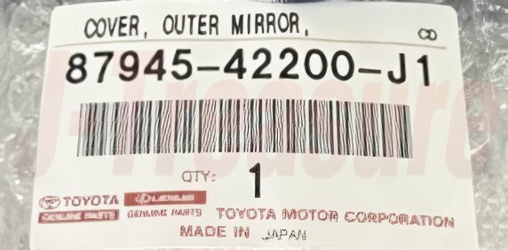 TOYOTA RAV4 AXAA52 2019-2024 Genuine Outer Mirror Cover Dark Blue RH & LH set