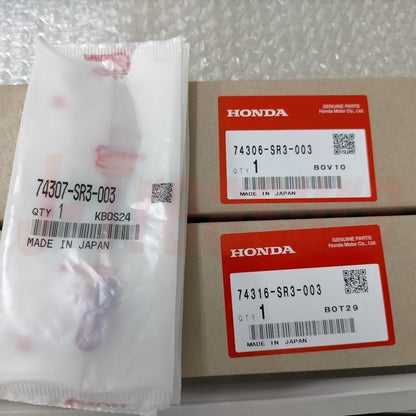 HONDA CIVIC 92-95 3D Hatchback Genuine Roof Side Molding RH & LH & 8Clip Set OEM
