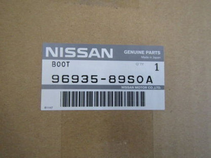 NISSAN GT-R R35 NISMO Genuine Hand Side Brake Cover Boot Red Stitch Leather OEM