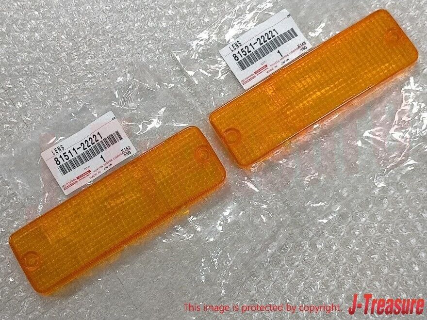 TOYOTA TRUENO AE86 Early Model MR2 AW11 Genuine Front Turn Signal Lens Set OEM