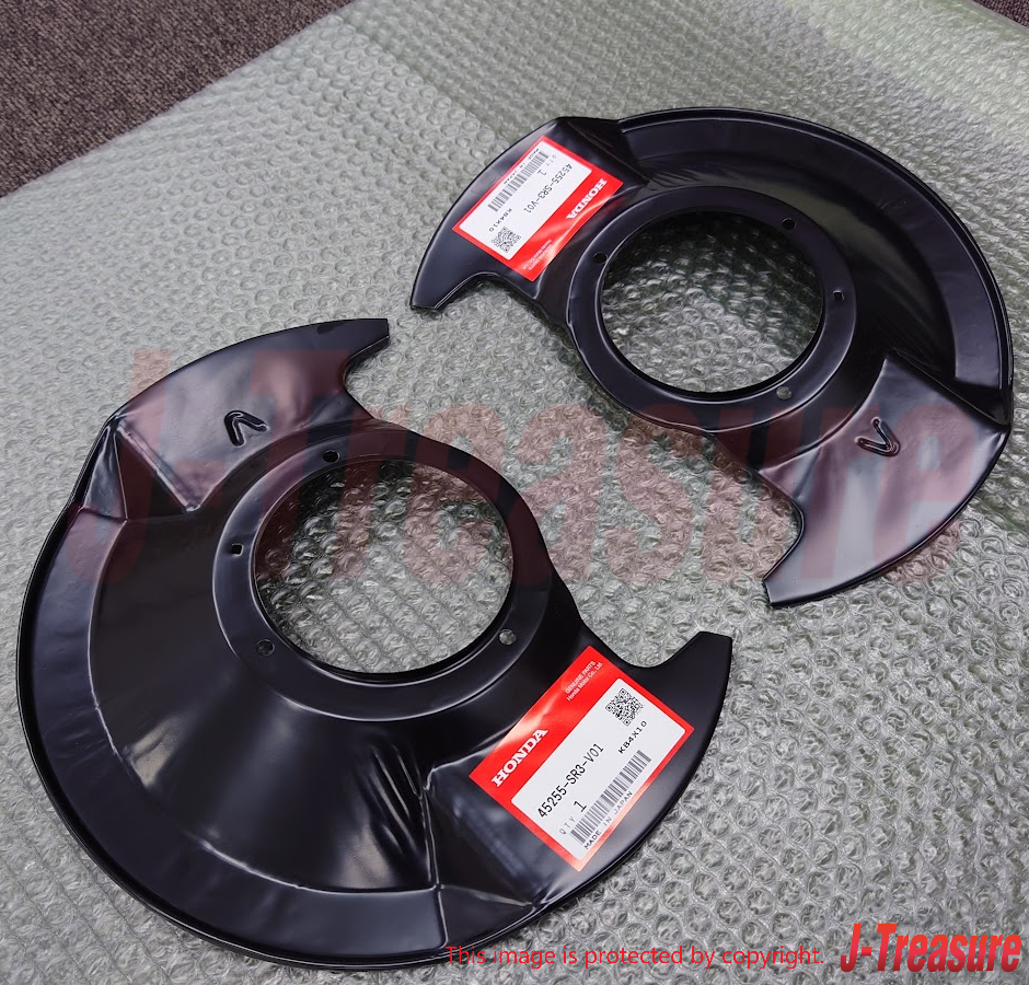 HONDA CIVIC 95-05 Genuine Front Brake Splash Guard (14") Right & Left Set OEM