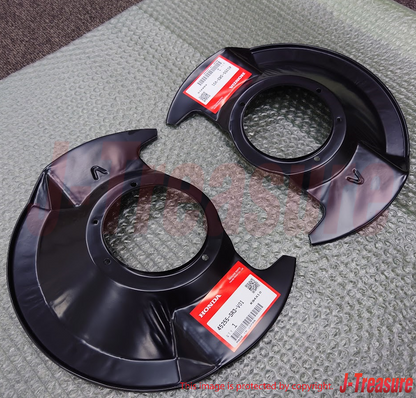 HONDA CIVIC 95-05 Genuine Front Brake Splash Guard (14") Right & Left Set OEM