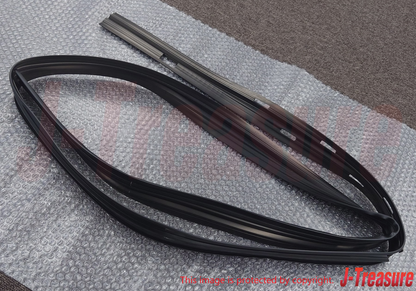 MITSUBISHI DELICA P0#W Genuine Rear Door Window Glass Runchannel RH & LH Set OEM