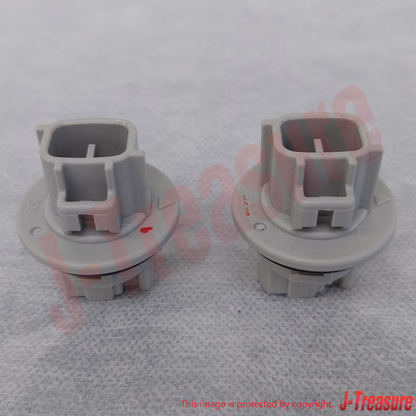 TOYOTA 4RUNNER GRN210 03-05 Genuine Front Turn Signal Lamp Socket x2 set OEM
