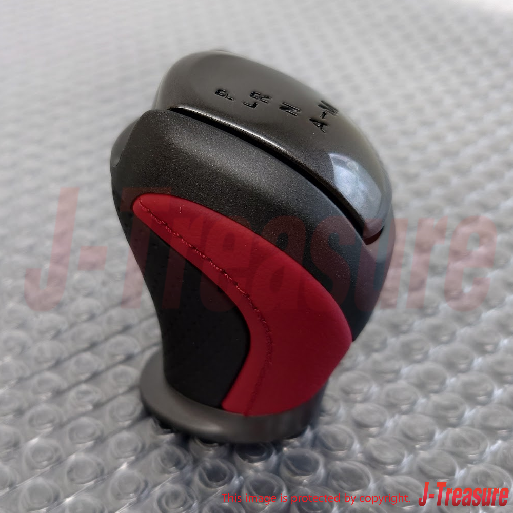 NISSAN NISMO GT-R R35 Genuine Shift Knob Assy Red Black Leather 34910-62B1A OEM