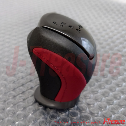NISSAN NISMO GT-R R35 Genuine Shift Knob Assy Red Black Leather 34910-62B1A OEM