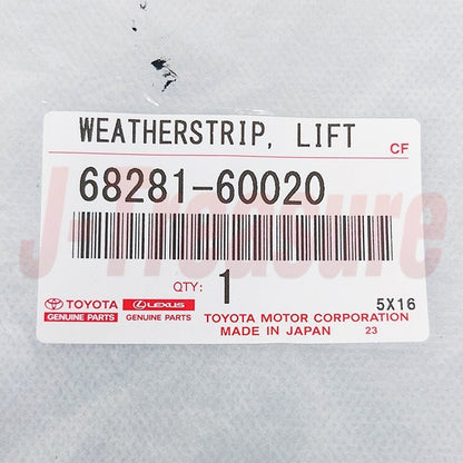 TOYOTA LAND CRUISER UZJ100 98-03 Genuine Rear Lift Gate Weatherstrip 68281-60020
