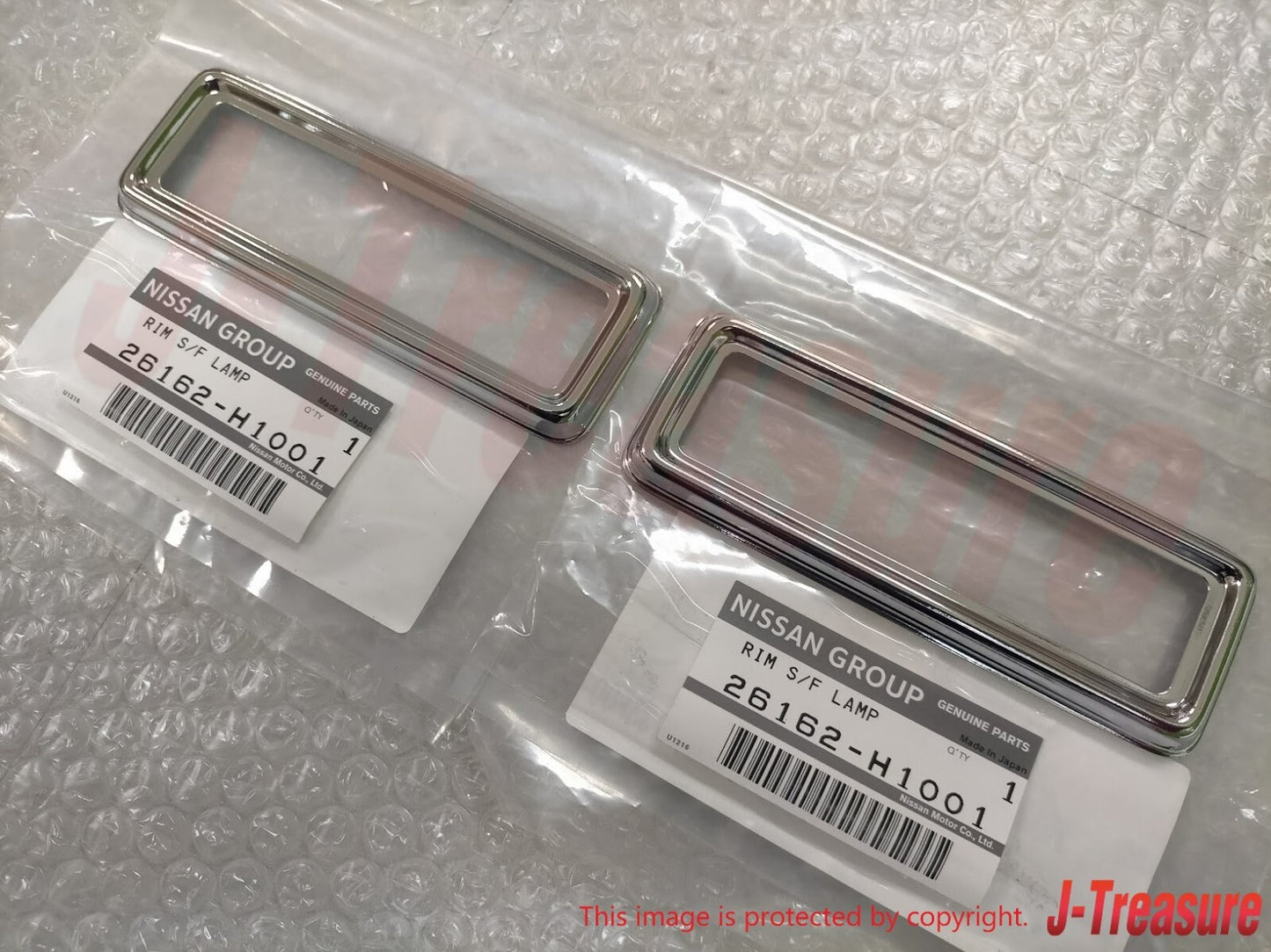 DATSUN 1200 NISSAN B110 B120 SUNNY UTE Genuine Side Flasher Chrome Rims OEM Part