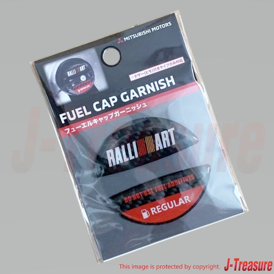 MITSUBISHI Genuine Fuel Cap Garnish "RALLIART" SRG20013D For Diesel Vehicles OEM