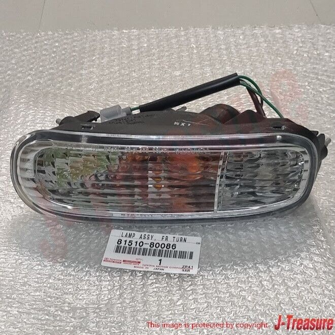 TOYOTA SUPRA JZA80 MK4 96-98 Genuine Front Turn Signal Lamp Light RH LH Set OEM