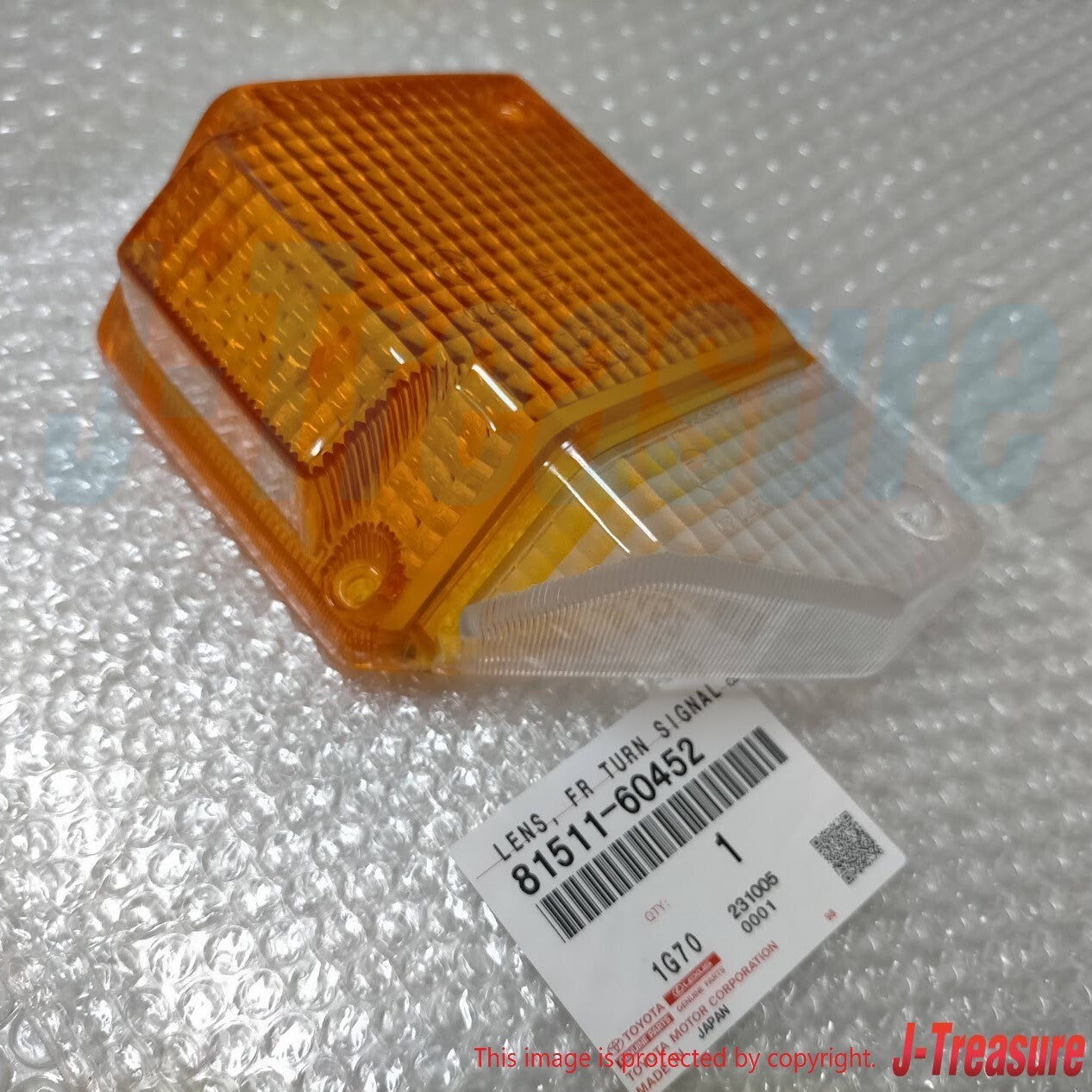 TOYOTA LAND CRUISER BJ70 Genuine Front Turn Signal Lamp Lens RH & LH Set OEM