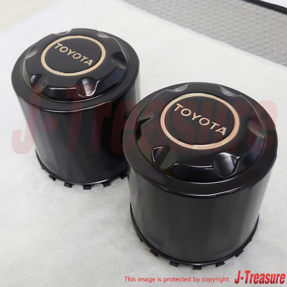 TOYOTA LAND CRUISER FJ70 90-96 Genuine Wheel Hub Ornament 42603-60013 x2 Set OEM