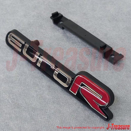 HONDA ACCORD CL7 03-07 Genuine Front Grill & Rear "euro R" Emblem Budge Set OEM