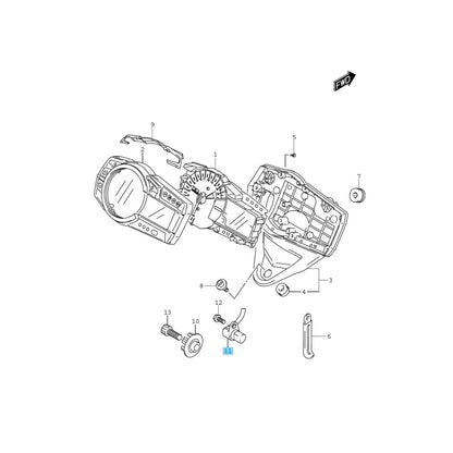 SUZUKI GSX-R750 '96-09 '11-19 '21-23 Genuine Speed Sensor 34990-35F00 OEM