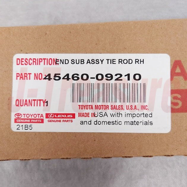 TOYOTA SIENNA GSL30 GSL33 GSL35 11-20 Genuine Tie Rod Assy RH & LH Set OEM