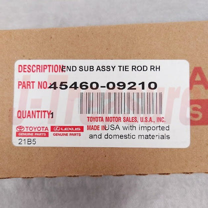 TOYOTA SIENNA GSL30 GSL33 GSL35 11-20 Genuine Tie Rod Assy RH & LH Set OEM