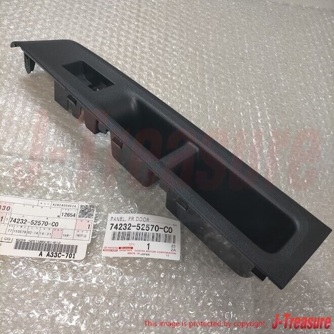 TOYOTA VITZ 10-14 RHD Genuine Front Armrest Upper Panel LH Side 7423252570C0 OEM