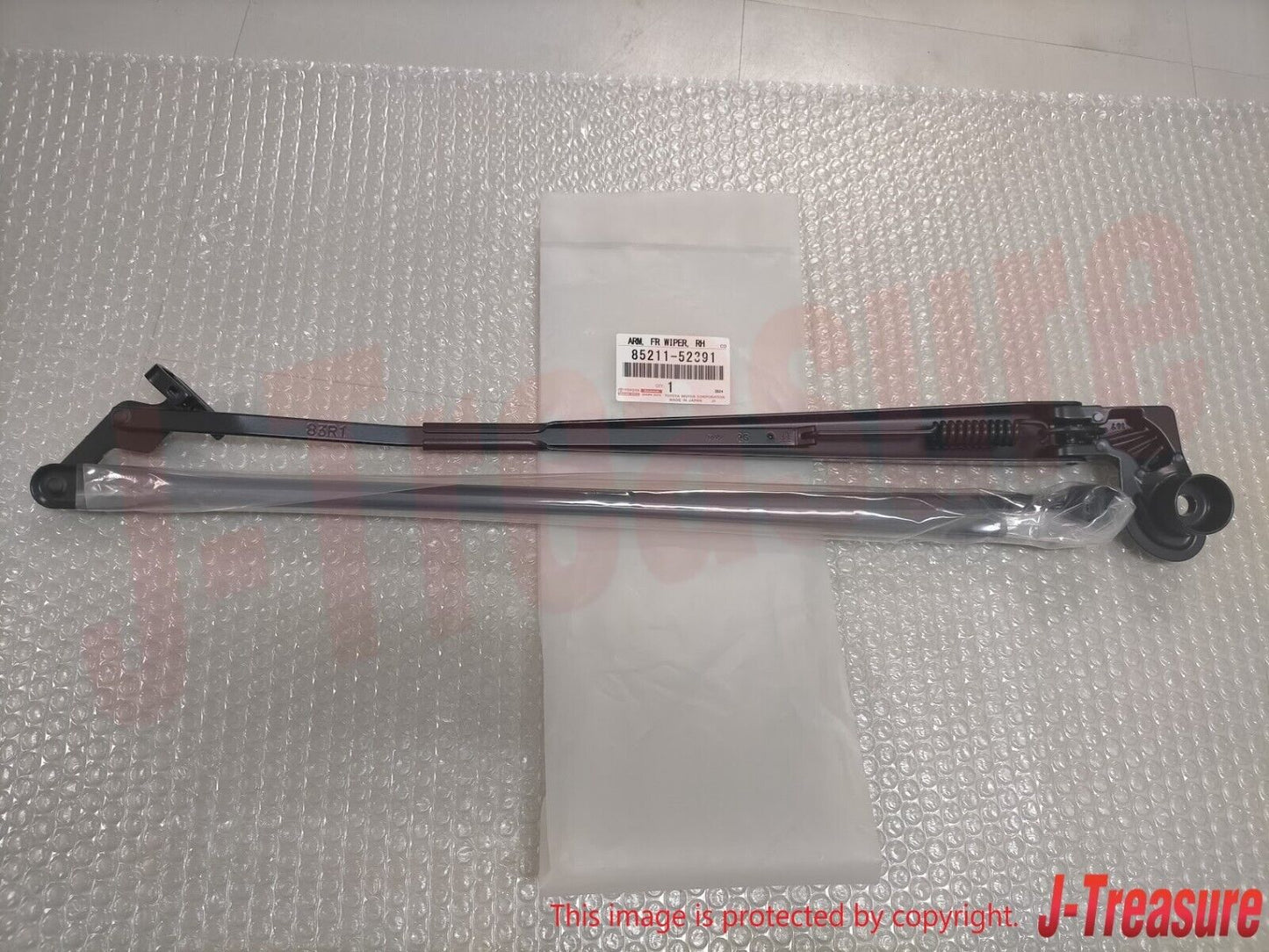 TOYOTA YARIS VITZ NCP130 NCP131 Genuine Front Wiper Arm 85211-52391 RHD OEM