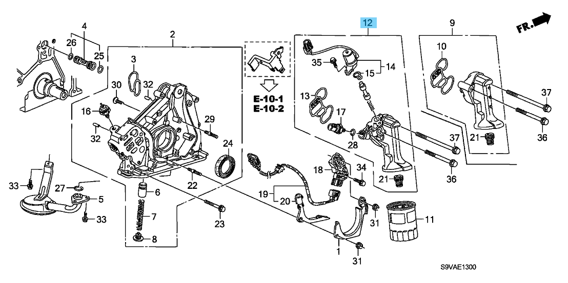 HONDA ACCORD 03-07 ACURA MDX 10-13 Genuine Spool Valve Assy 15811-RCA-A01 OEM