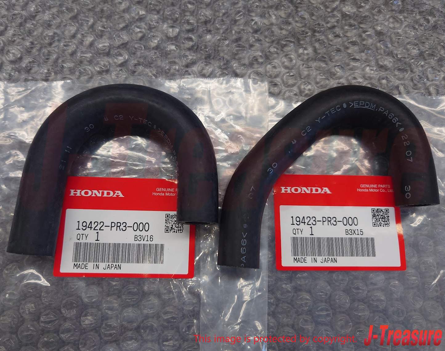 HONDA INTEGRA DA# 92-93 DC2 97-01 Genuine Oil Cooler Hose In & Outlet Set OEM
