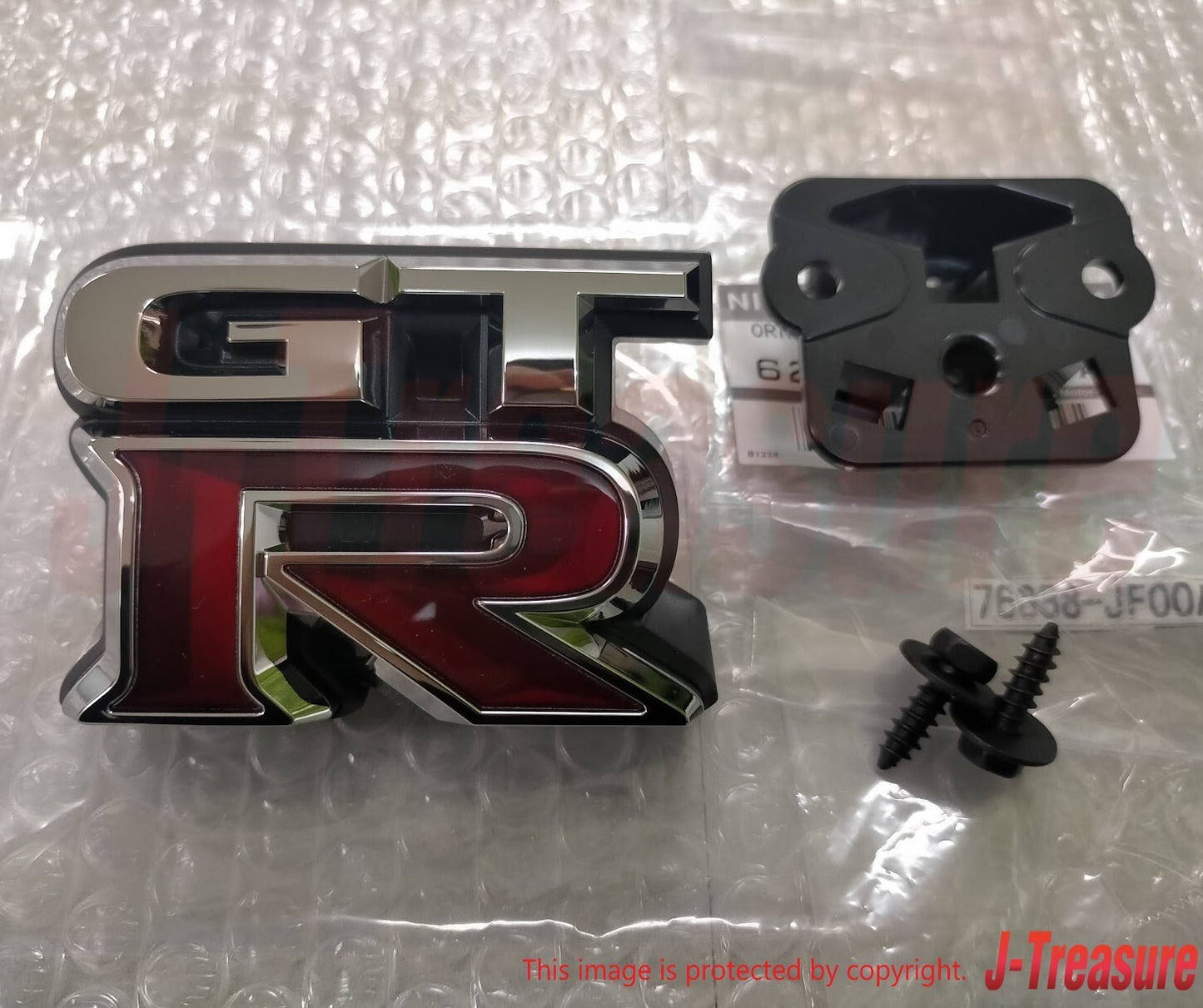NISSAN GT-R GTR R35 09-23 Genuine Front "GT-R" Emblem Badge Base Screw Set OEM