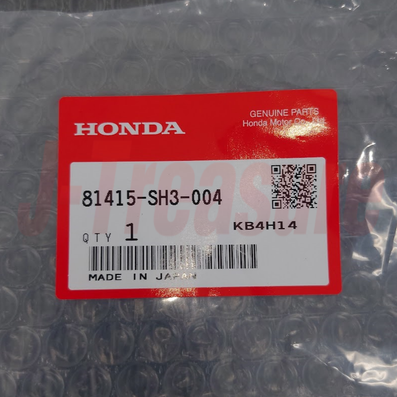 HONDA CIVIC EF3 EF9 87-91 Genuine Front Seatbelt Arm 81415-SH3-004 x2 Set OEM