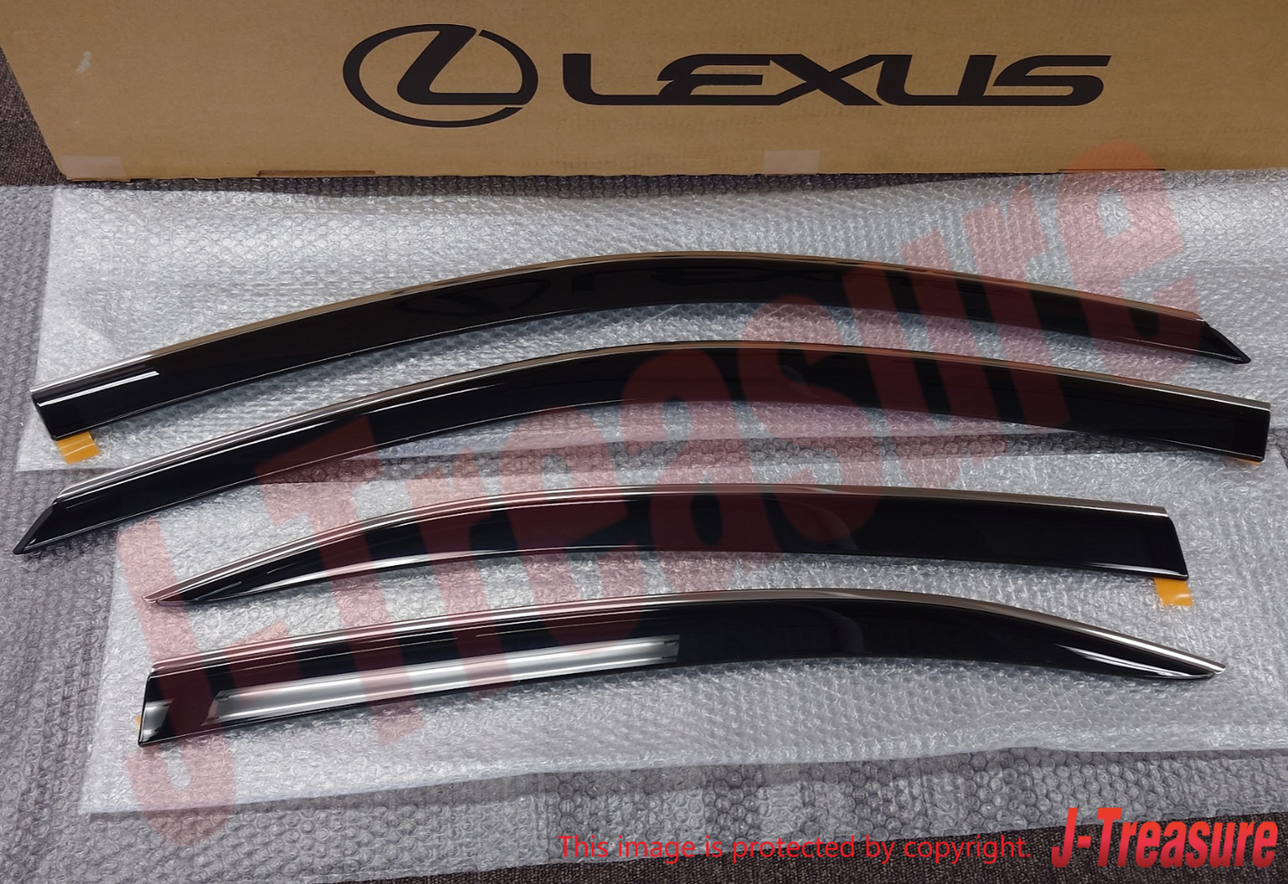 LEXUS IS250 IS300h IS350 GSE20 13-18 Genuine Front & Rear Exterior Visor Set OEM