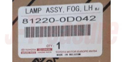 TOYOTA CAMRY ASV40 2010-2011 Genuine Front Fog Lamp Assy LH 81220-0D042 OEM