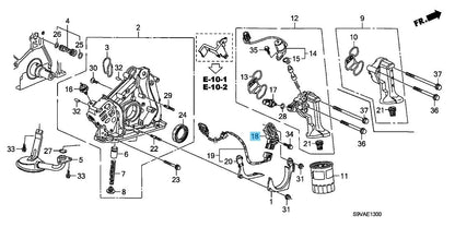 HONDA ACCORD 2003-2007 Genuine Crank Sensor Assy (1-2) 37500-RCA-A01 OEM