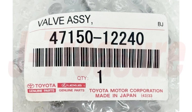 TOYOTA CAMRY SV21 1987-1990 Genuine Proportioning Valve Assy 47150-12240 OEM