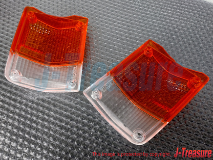 TOYOTA LAND CRUISER BJ60 FJ60 81-87 Genuine Front Turn Signal Lamp Lens Set OEM