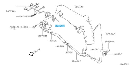 NISSAN SILVIA 200SX S14 S15 Genuine SR20DE IACV-AAC Valve Gasket 23785-2J200 OEM
