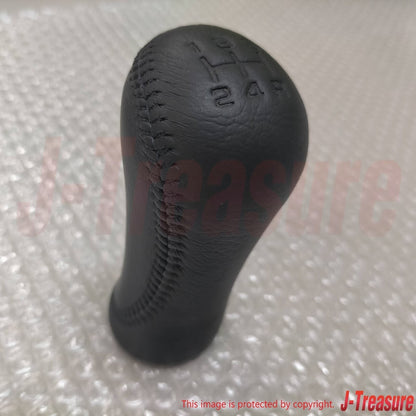 NISSAN FAIRLADY Z 300ZX Z32 1990-1996 Genuine Black Leather Shift Knob 5MT OEM