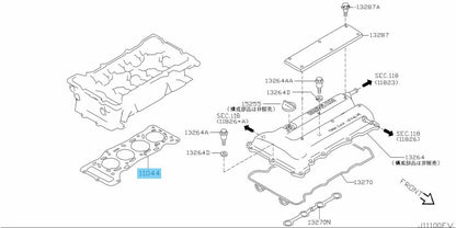 NISSAN SR16VE / SR20VE Genuine Cylinder Head Metal Gasket 11044-8H600 OEM
