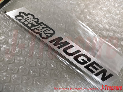 MUGEN Metal Emblem Large for HONDA Universal Silver/Black 90000-YZ8-H607 OEM