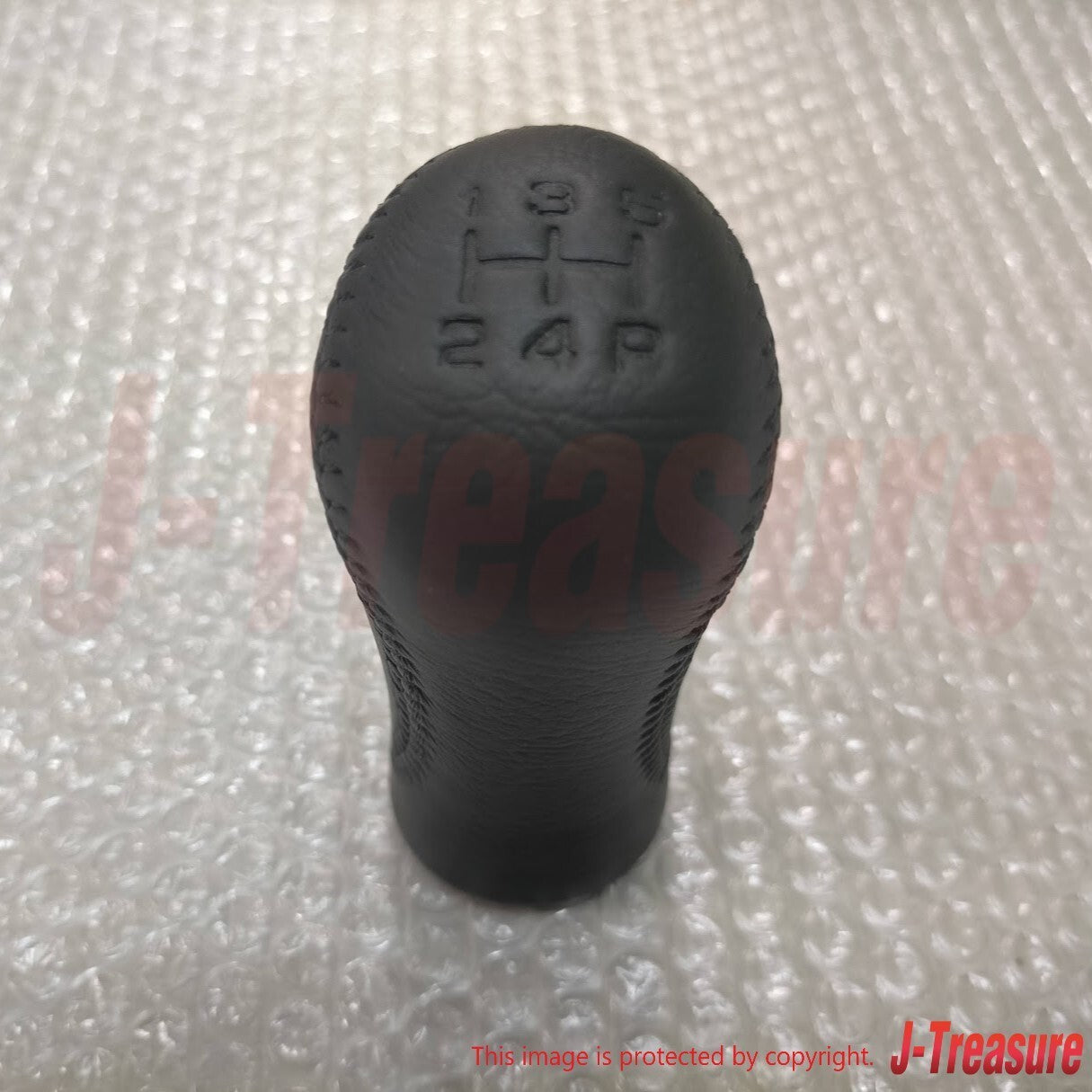 NISSAN FAIRLADY Z 300ZX Z32 1990-1996 Genuine Black Leather Shift Knob 5MT OEM
