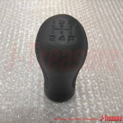 NISSAN FAIRLADY Z 300ZX Z32 1990-1996 Genuine Black Leather Shift Knob 5MT OEM