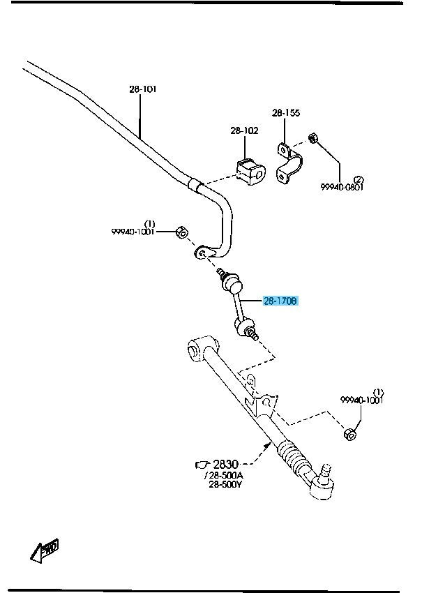 MAZDA MX-5 MIATA NC 06-15 Genuine Rear Stabilizer Control Link RH & LH Set OEM