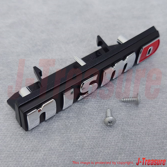 NISSAN GT-R GTR R35 Genuine "nismo" Front Grille Emblem Ornament Screws Set OEM