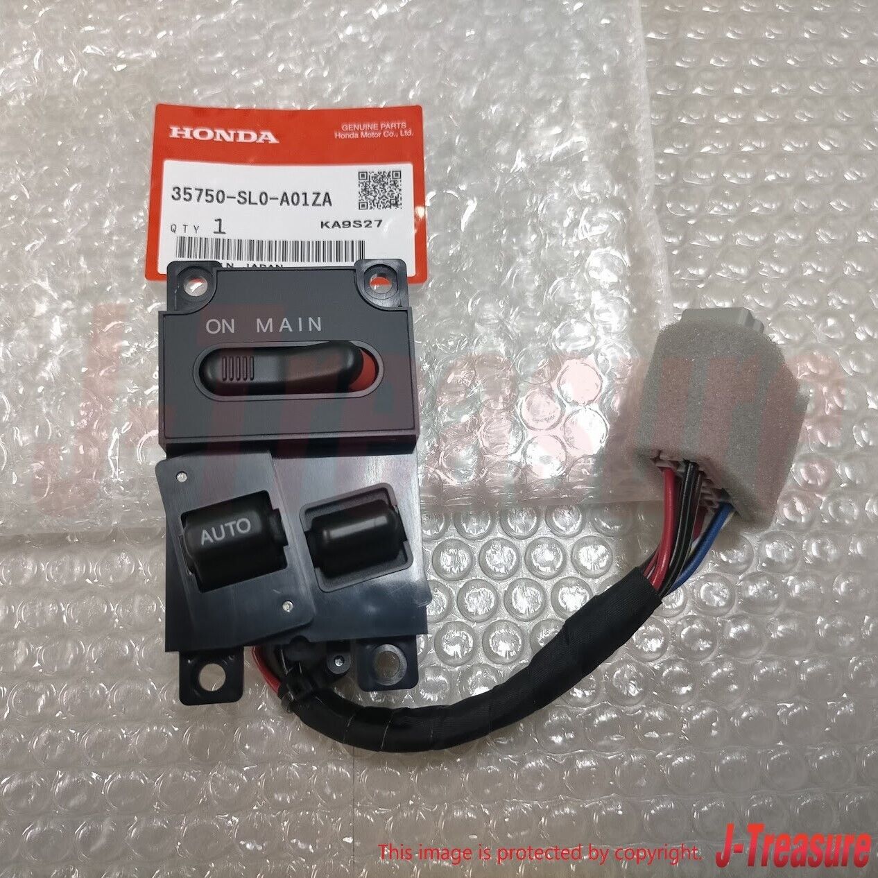 ACURA NSX NA1 NA2 91-99 Genuine Power Window Master Switch 35750-SL0-A01ZA LHD