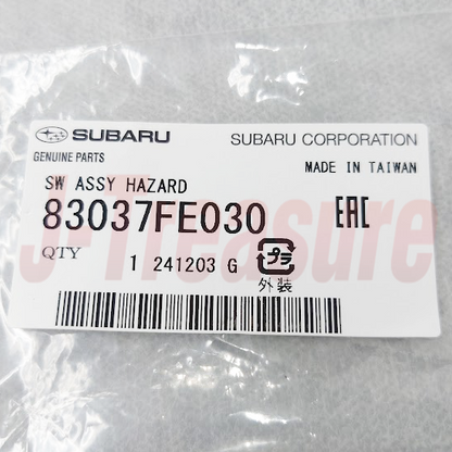 SUBARU IMPREZA WRX STI GD 2007 Genuine Hazard Switch Assembly 83037FE030 OEM