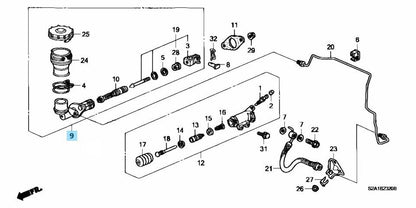 HONDA S2000 AP1 AP2 2000-2009 Genuine Clutch Master Cylinder 46920-S2A-003 OEM