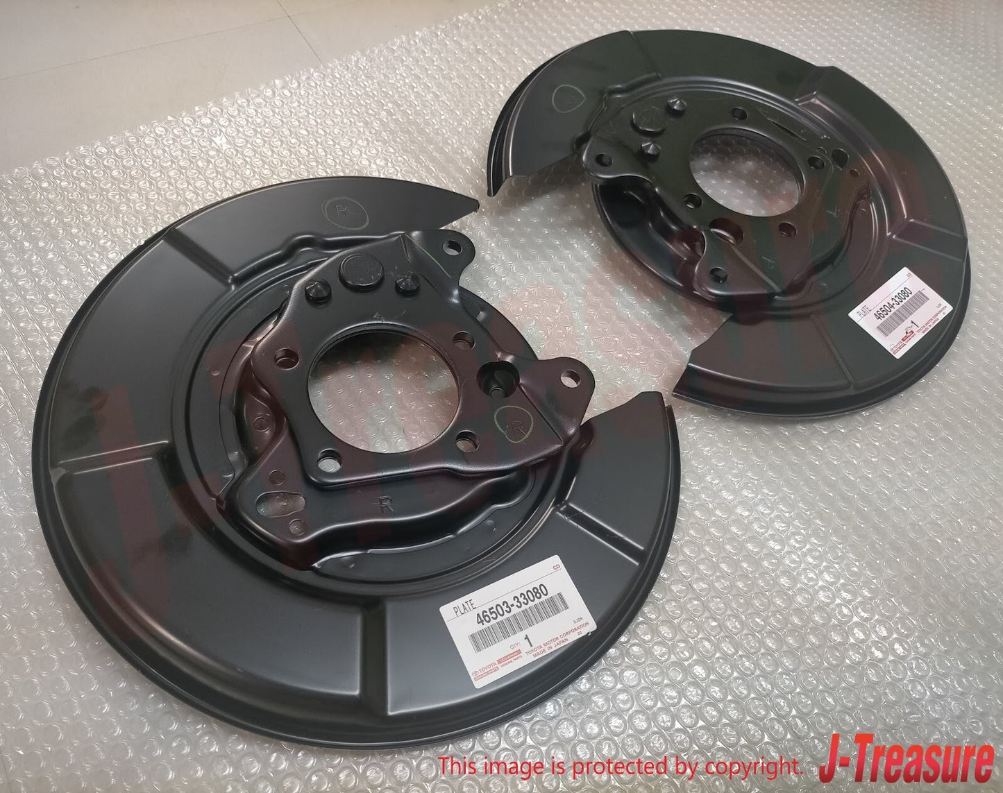 TOYOTA CAMRY ACV40 07-11 Genuine Parking Brake Plate Sub-Assy RH & LH Set OEM