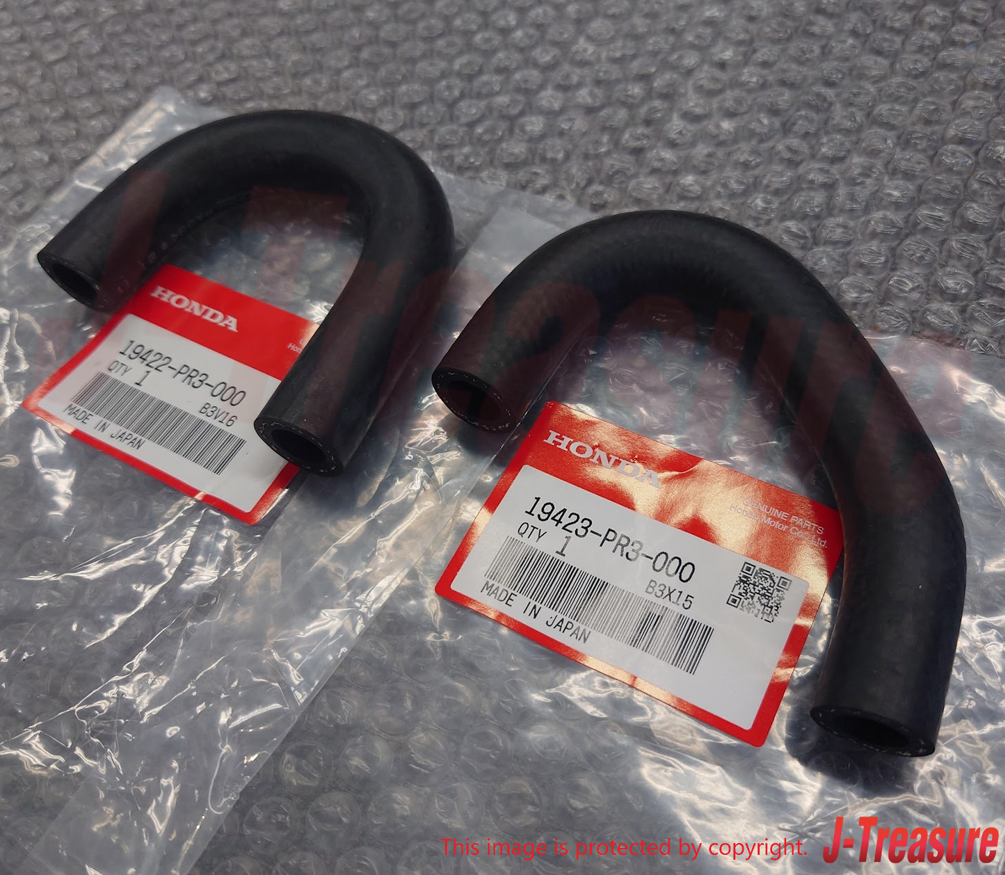 HONDA INTEGRA DA# 92-93 DC2 97-01 Genuine Oil Cooler Hose In & Outlet Set OEM