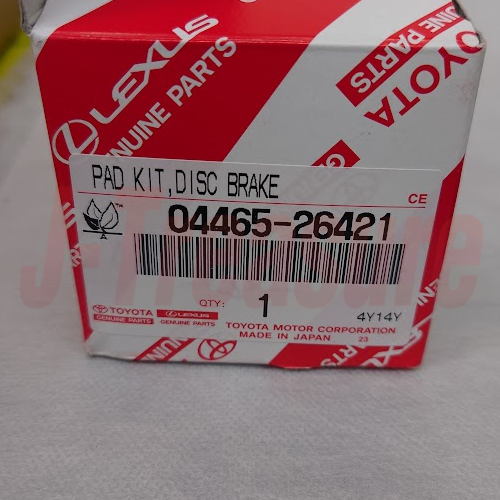 TOYOTA HIACE KDH200 Genuine Front Disc Brake Pad Kit 04465-26421 OEM