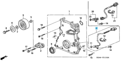 HONDA S2000 AP1 2000-2003 Genuine Crankshaft Position Sensor 37500-PCX-003 OEM