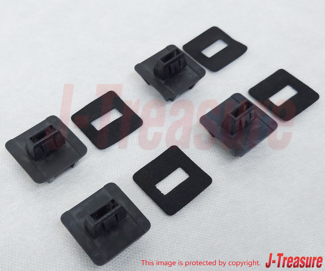 SUBARU SAMBAR KS3 91-99 Genuine Front Bumper Clip bracket 57750TA040 OEM x4 set
